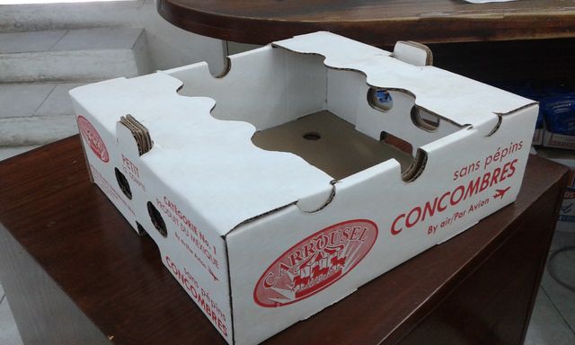 Caja para pepino